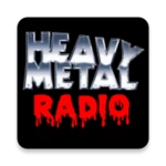 heavy metal & rock music radio android application logo